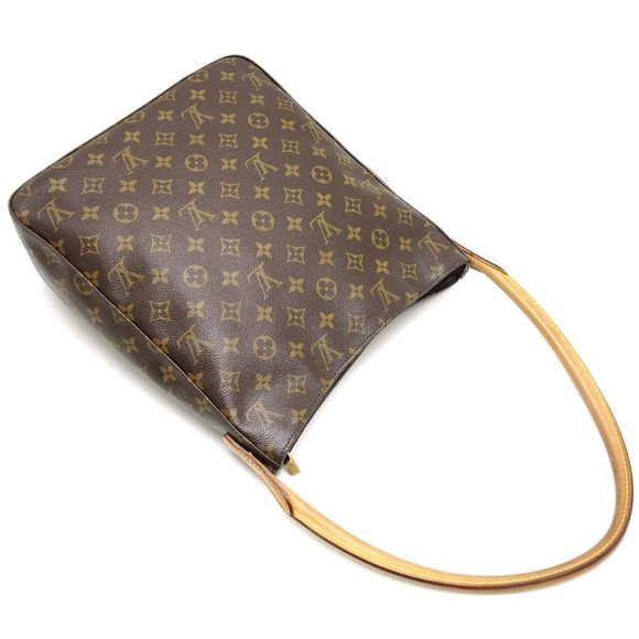 Louis Vuitton Monogram Looping GM Brown Shoulder Bag - Picture 3 of 8